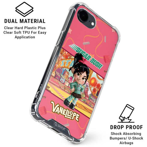 Disney Wreck-it Ralph Vanellope Sugar Rush iPhone 16e Clear Case