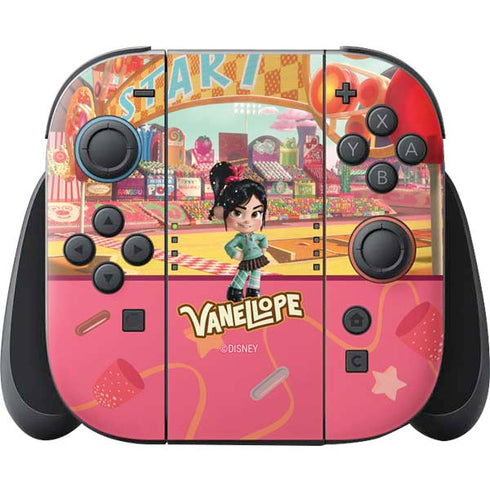 Disney Wreck-it Ralph Vanellope Sugar Rush Nintendo Switch 2 (2025) Joy-Con Controller Skin