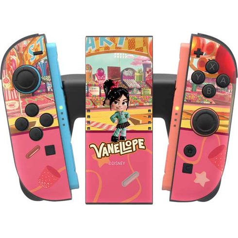 Disney Wreck-it Ralph Vanellope Sugar Rush Nintendo Switch 2 (2025) Joy-Con Controller Skin