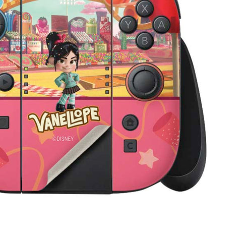 Disney Wreck-it Ralph Vanellope Sugar Rush Nintendo Switch 2 (2025) Joy-Con Controller Skin