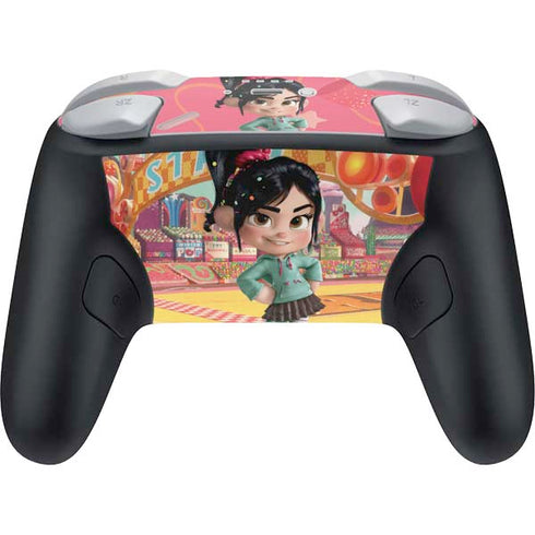 Disney Wreck-it Ralph Vanellope Sugar Rush Nintendo Switch 2 (2025) Pro Controller Skin