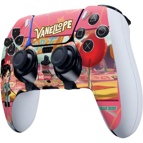 Disney Wreck-it Ralph Vanellope Sugar Rush PS5 DualSense Edge Pro Controller Skin
