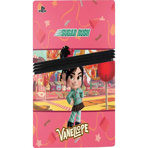 Disney Wreck-it Ralph Vanellope Sugar Rush PS5 Pro Console Skin