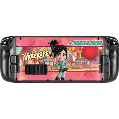 Disney Wreck-it Ralph Vanellope Sugar Rush Steam Deck Handheld Gaming Computer OLED Skin