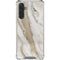 Vanilla Marble Galaxy A17 Clear Case