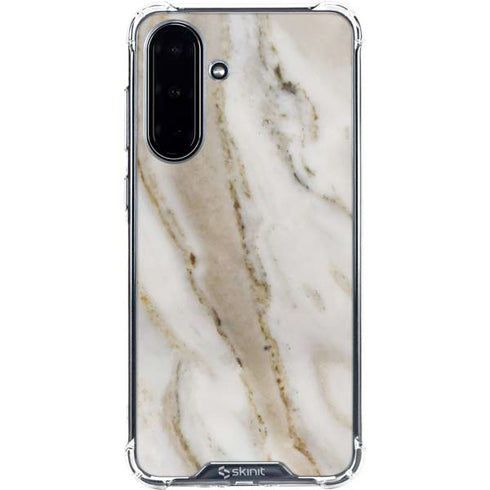 Vanilla Marble Galaxy A36 5G Clear Case