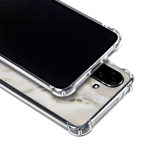 Vanilla Marble Galaxy A36 5G Clear Case