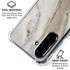 Vanilla Marble Galaxy A36 5G Clear Case