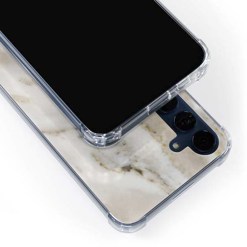 Vanilla Marble Galaxy A55 5G Clear Case
