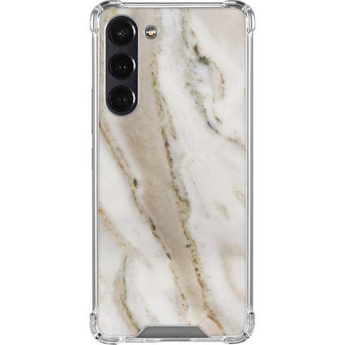 Vanilla Marble Galaxy S24 FE Clear Case