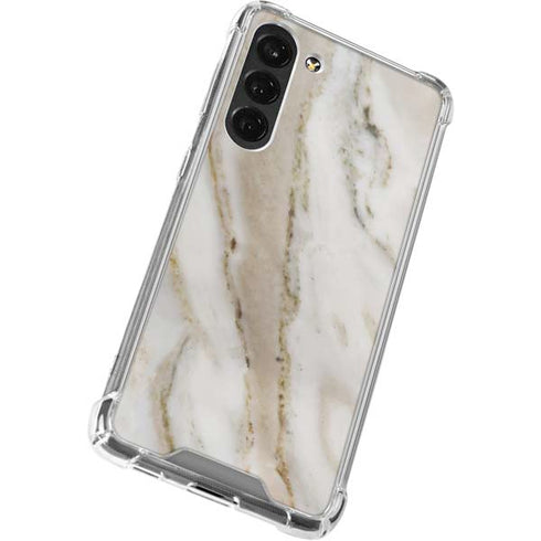 Vanilla Marble Galaxy S24 FE Clear Case