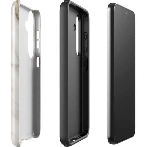 Vanilla Marble Galaxy S25 Impact Case