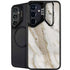 Vanilla Marble Galaxy S25 Kickstand Case