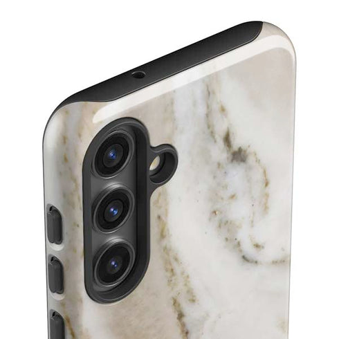 Vanilla Marble Galaxy S25 Plus Impact Case