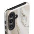 Vanilla Marble Galaxy S25 Plus Impact Case