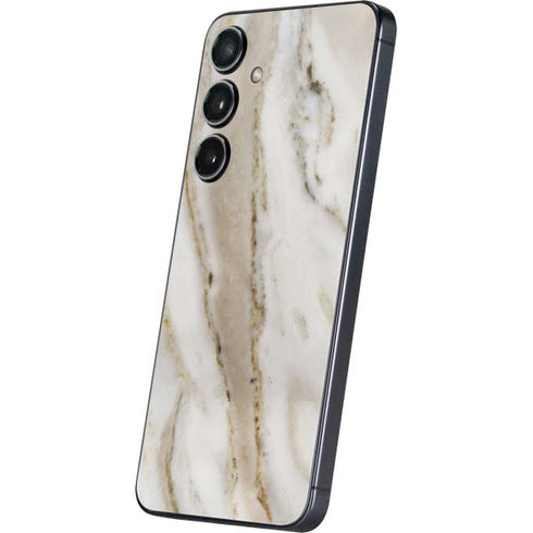 Vanilla Marble Galaxy S25 Plus Skin