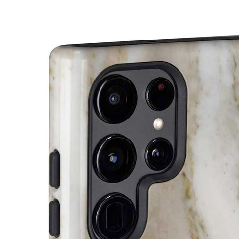 Vanilla Marble Galaxy S25 Ultra Impact Case