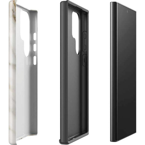 Vanilla Marble Galaxy S25 Ultra Impact Case