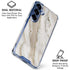 Vanilla Marble Galaxy S25 Clear Case