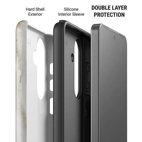 Vanilla Marble Galaxy S26 Impact Case