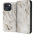 Vanilla Marble iPhone 13 Folio Case