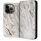 Vanilla Marble iPhone 13 Pro Folio Case