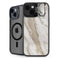 Vanilla Marble iPhone 14 Plus Kickstand Case