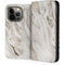 Vanilla Marble iPhone 14 Pro Folio Case