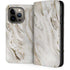 Vanilla Marble iPhone 14 Pro Folio Case