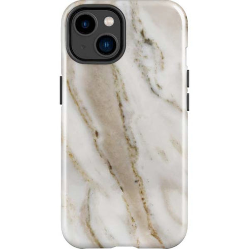 Vanilla Marble iPhone 15 Impact Case