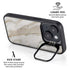 Vanilla Marble iPhone 15 Kickstand Case