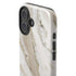 Vanilla Marble iPhone 16 Impact Case