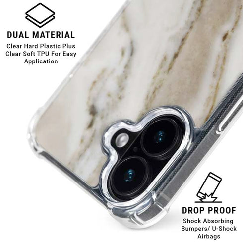 Vanilla Marble iPhone 16 MagSafe Case