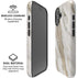 Vanilla Marble iPhone 16 Magsafe Impact Case