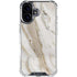 Vanilla Marble iPhone 16 Plus Clear Case