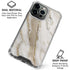Vanilla Marble iPhone 16 Pro Max Clear Case