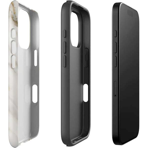 Vanilla Marble iPhone 16 Pro Max Impact Case