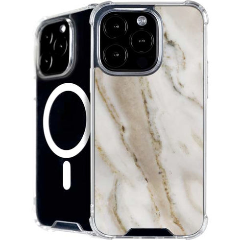 Vanilla Marble iPhone 16 Pro Max MagSafe Case