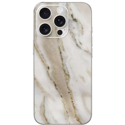 Vanilla Marble iPhone 16 Pro Skin