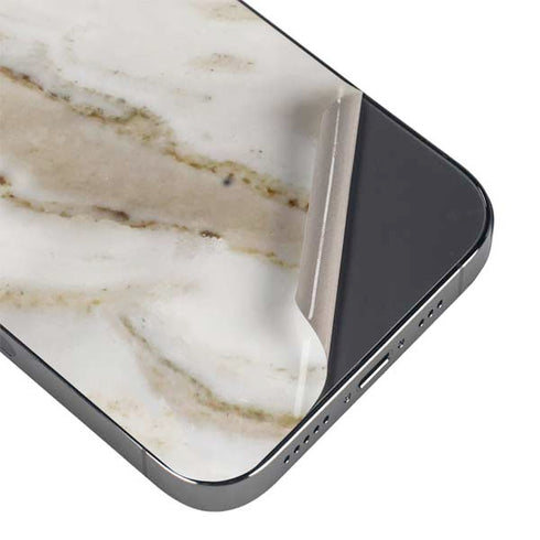 Vanilla Marble iPhone 16 Pro Skin