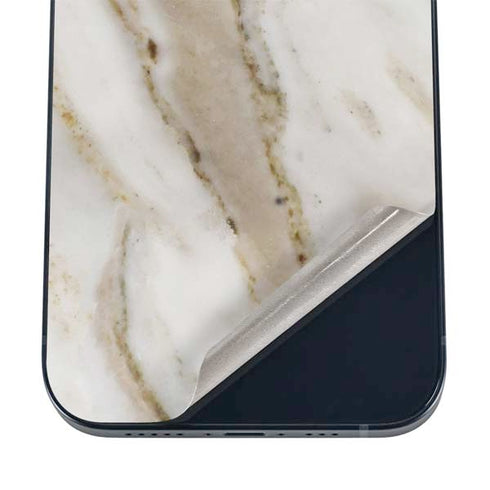 Vanilla Marble iPhone 16 Skin