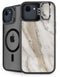 Vanilla Marble iPhone 16e Kickstand Case