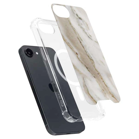 Vanilla Marble iPhone 16e MagSafe Case