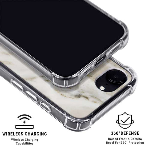 Vanilla Marble iPhone 16e MagSafe Case