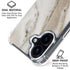 Vanilla Marble iPhone 17 Clear Case