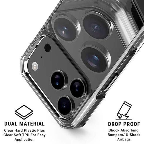 Vanilla Marble iPhone 18 Pro Clear Case