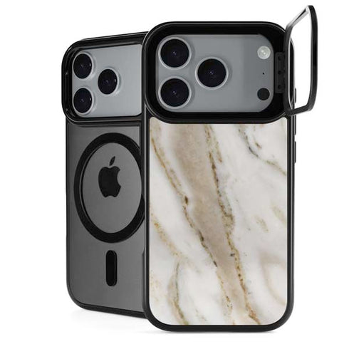 Vanilla Marble iPhone 18 Pro Max Kickstand Case