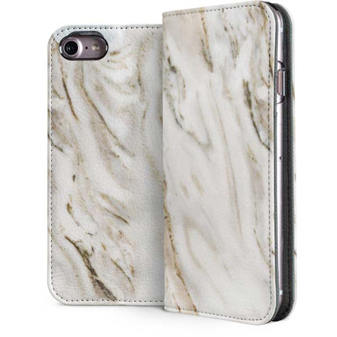 Vanilla Marble iPhone 7 Folio Case