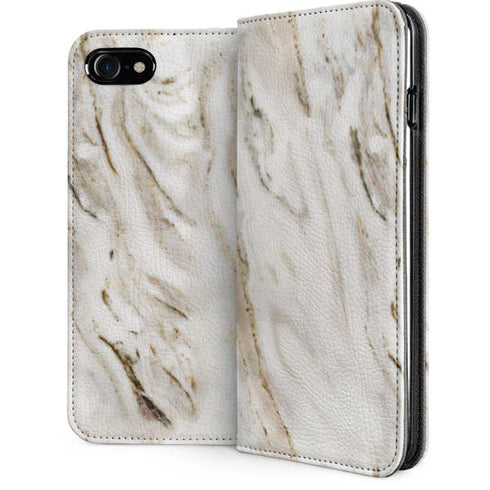 Vanilla Marble iPhone SE (2nd & 3rd Gen) Folio Case
