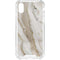 Vanilla Marble iPhone XS Clear Case